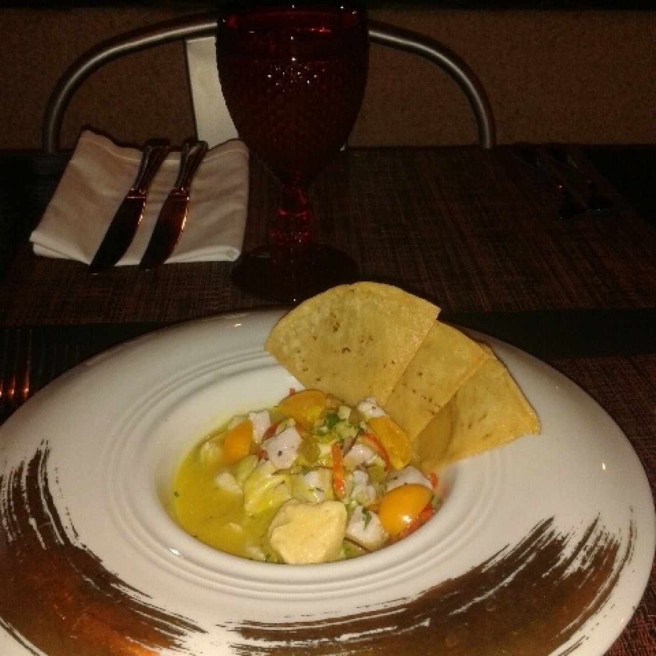 ceviche de corvina