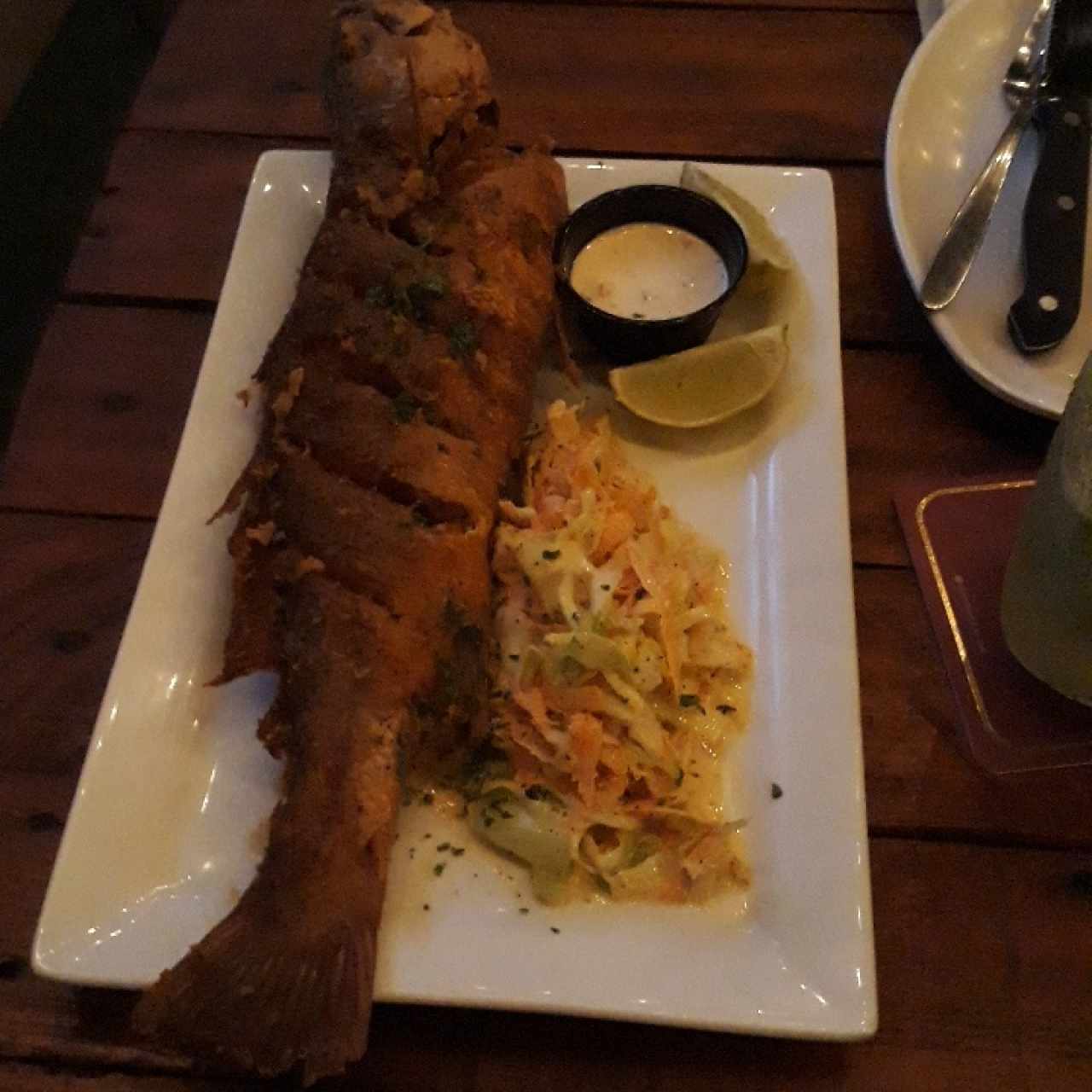 Pescado frito