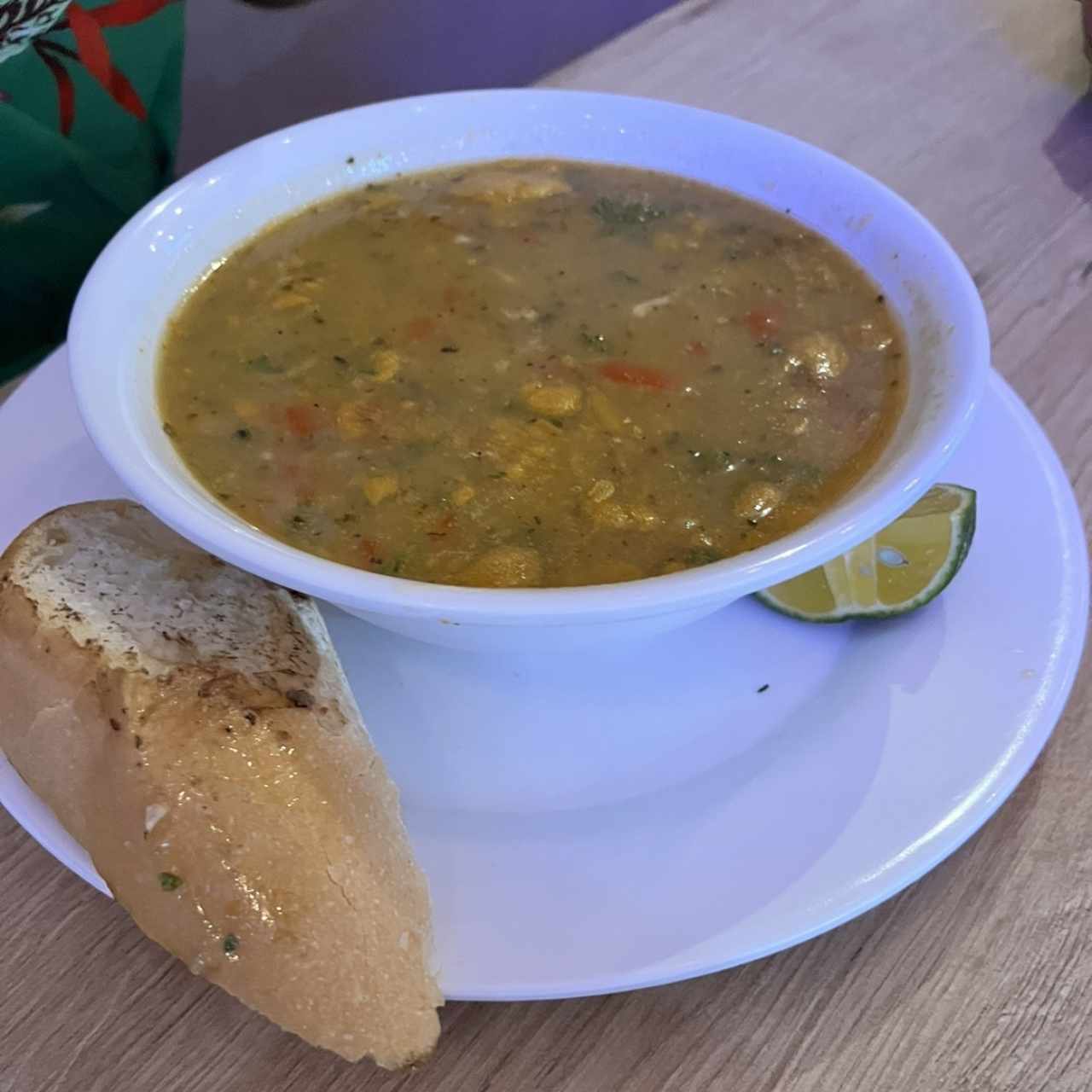 Sopa de camarones