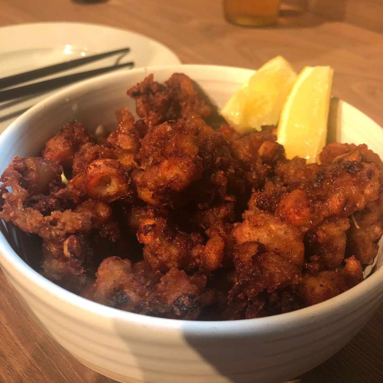 pulpo frito 