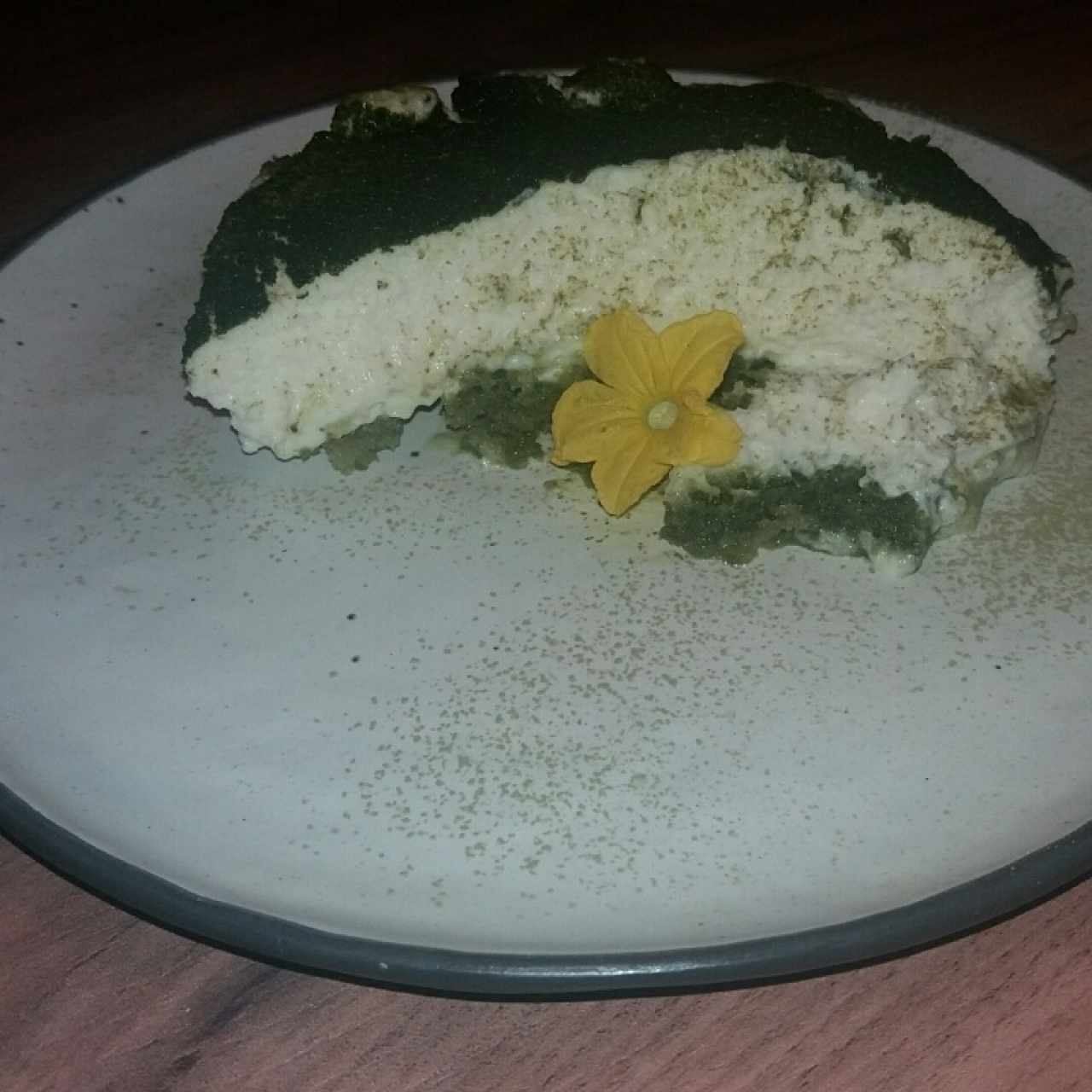 Tiramisú de té verde