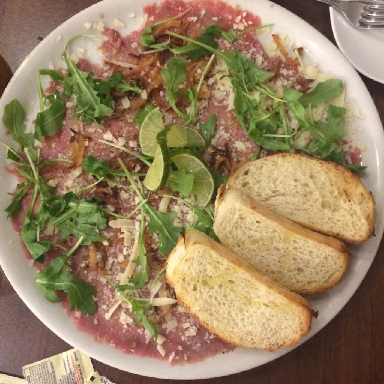 carpaccio de res