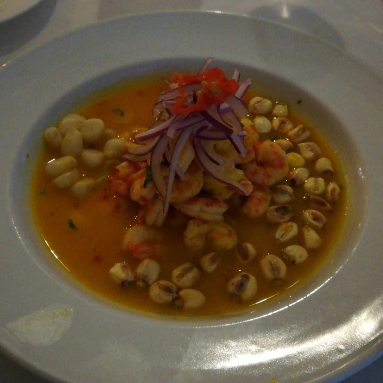 ceviche de camarón 