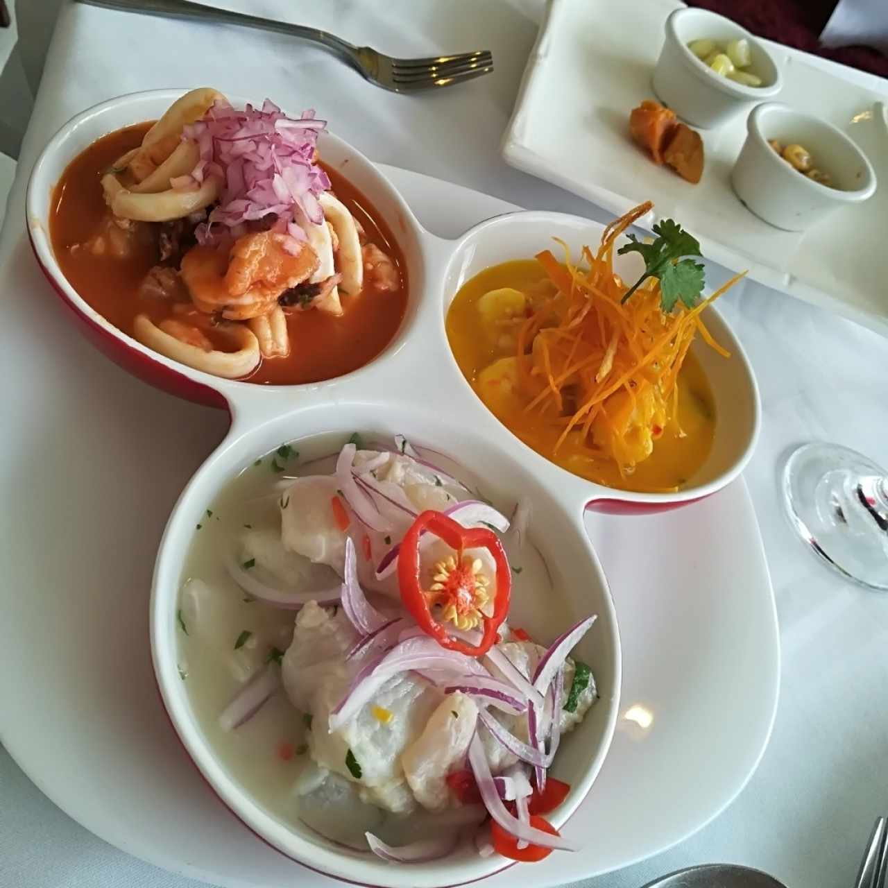 trilogía de ceviche 