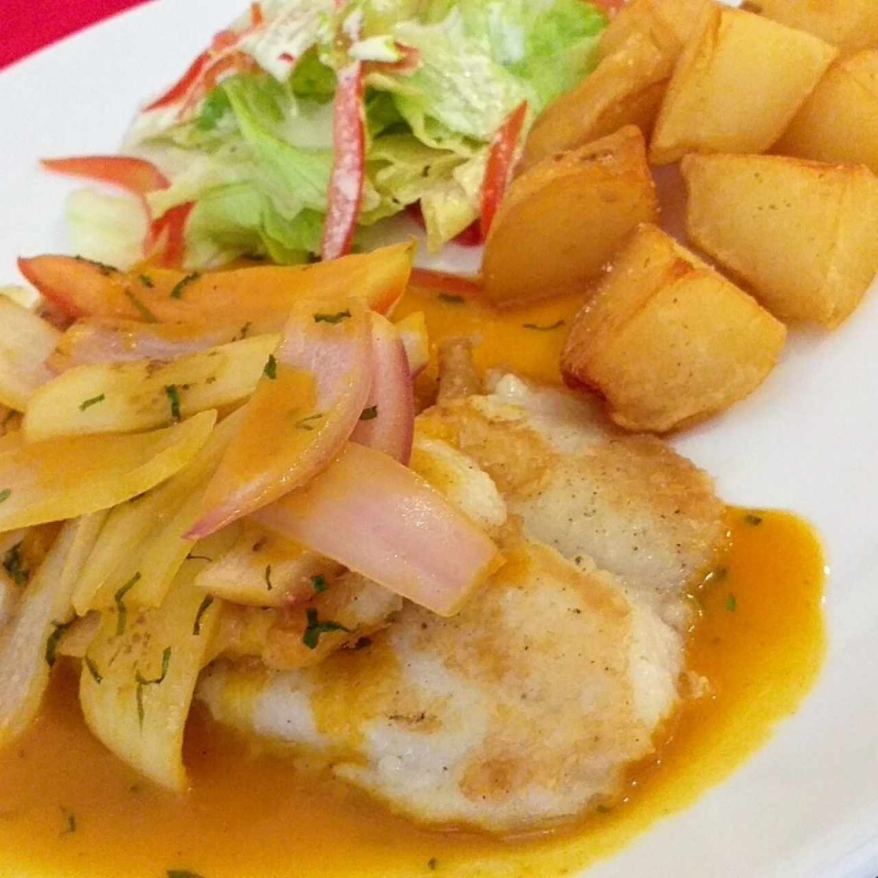 Pescado a la Chorrillana