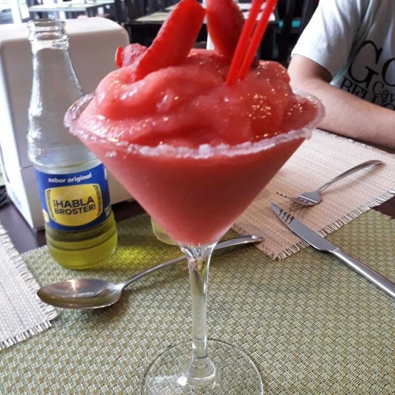 margarita de fresa