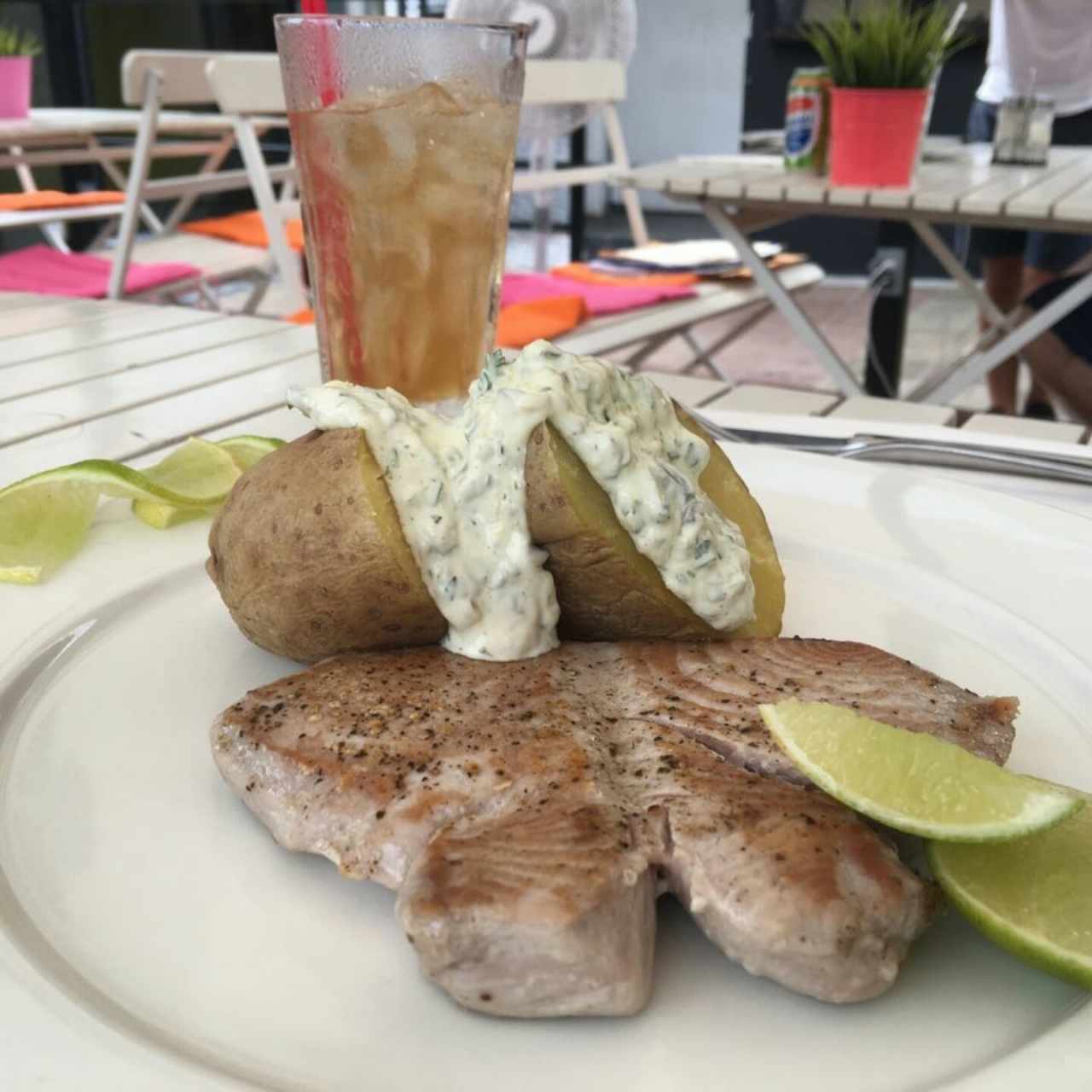 Steak de atún 