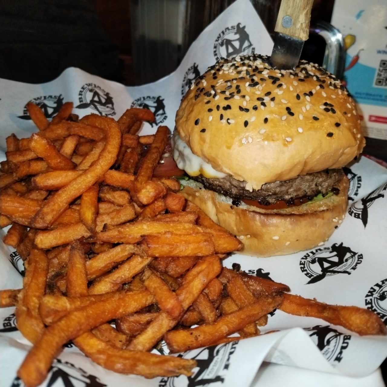 Burger persiana americana 