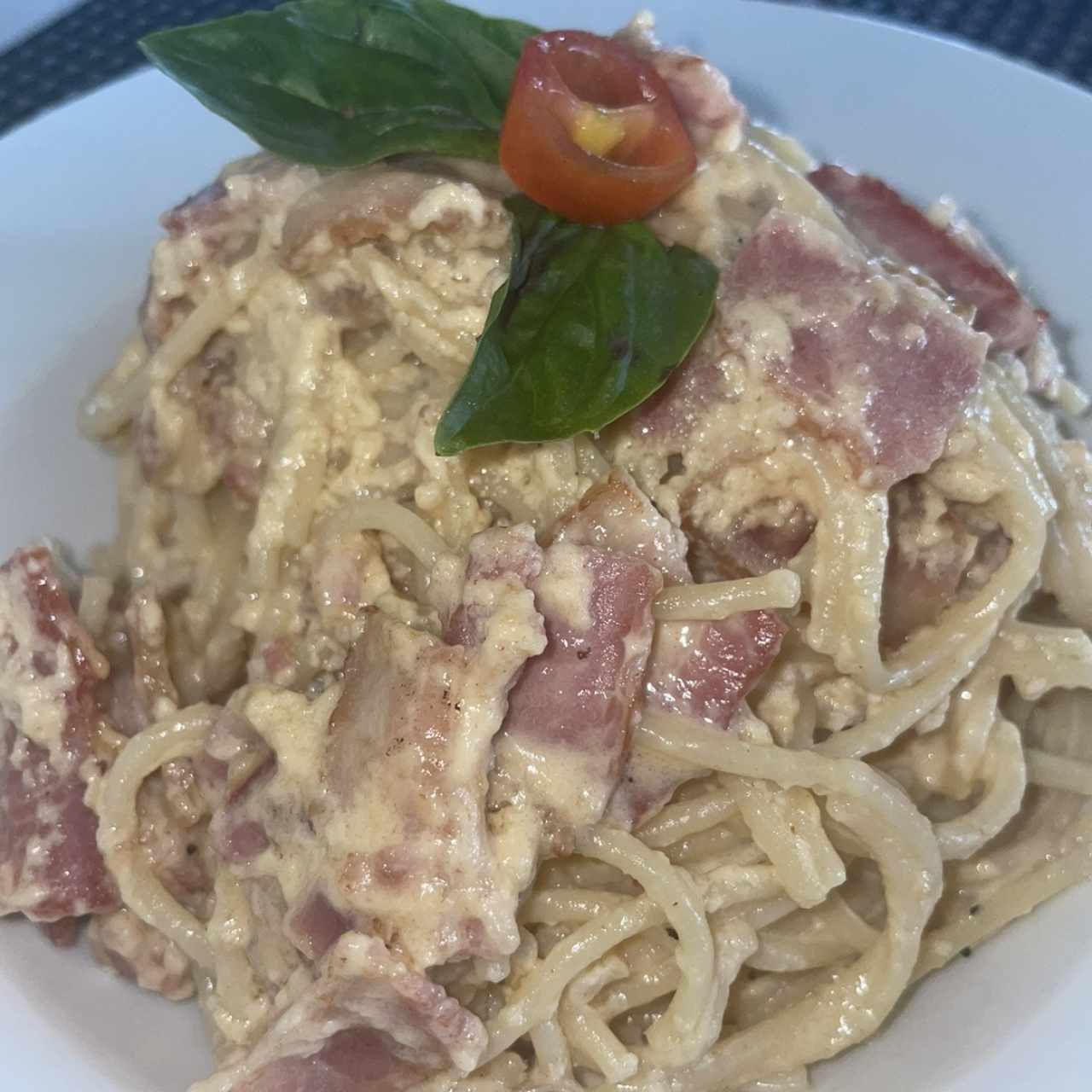 Pasta a la Carbonara gluten free