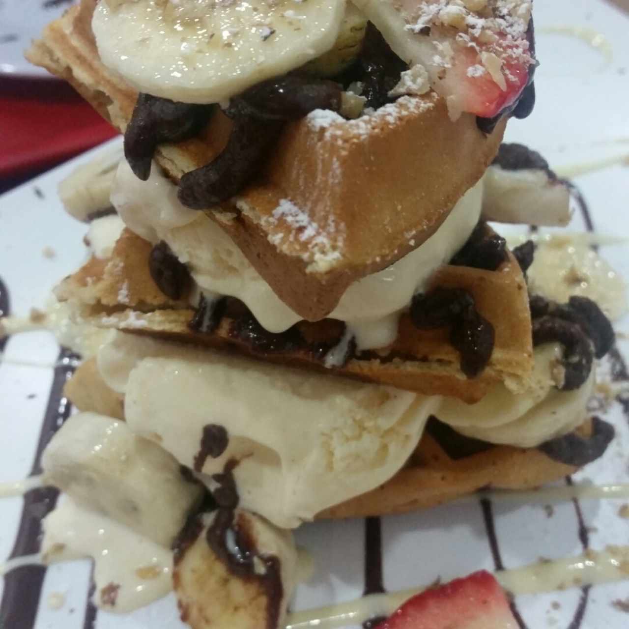 Waffle de Nutella