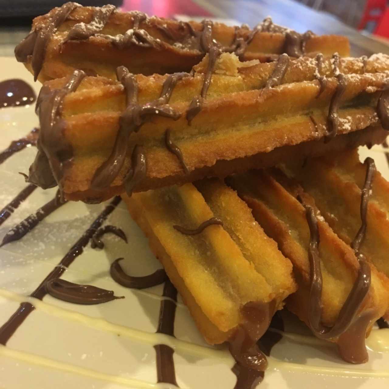 churros de arequipe y nutella