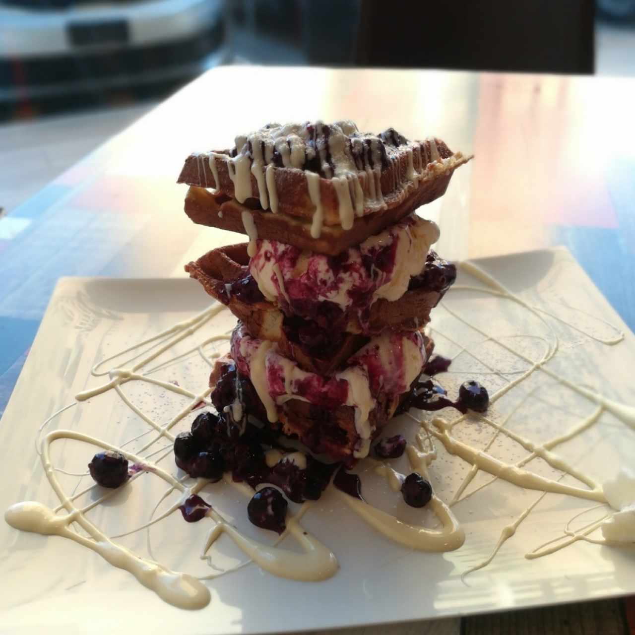 torre de waffles