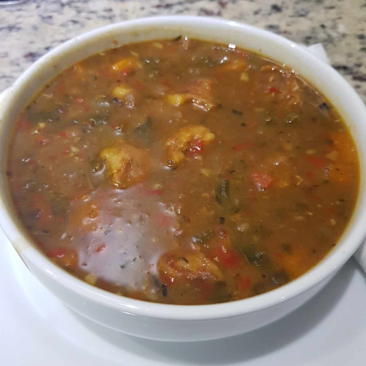 sopa de lentejas con chorizo