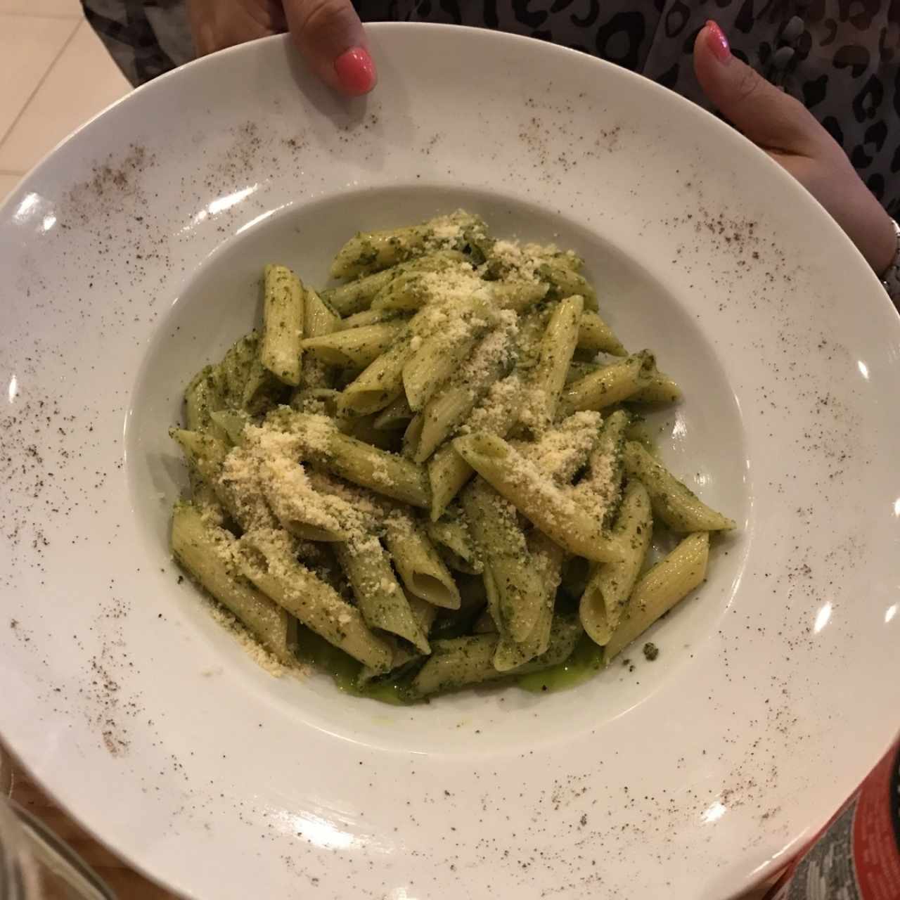 Pene al pesto 