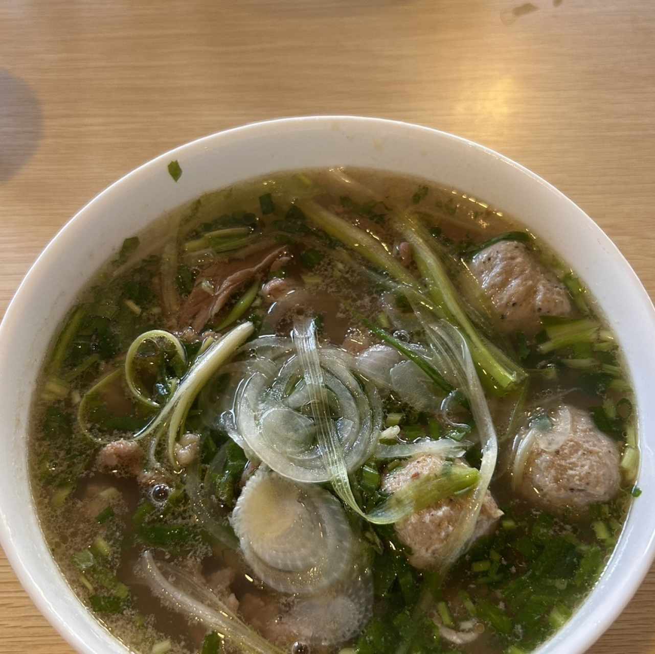 Pho de tres carnes