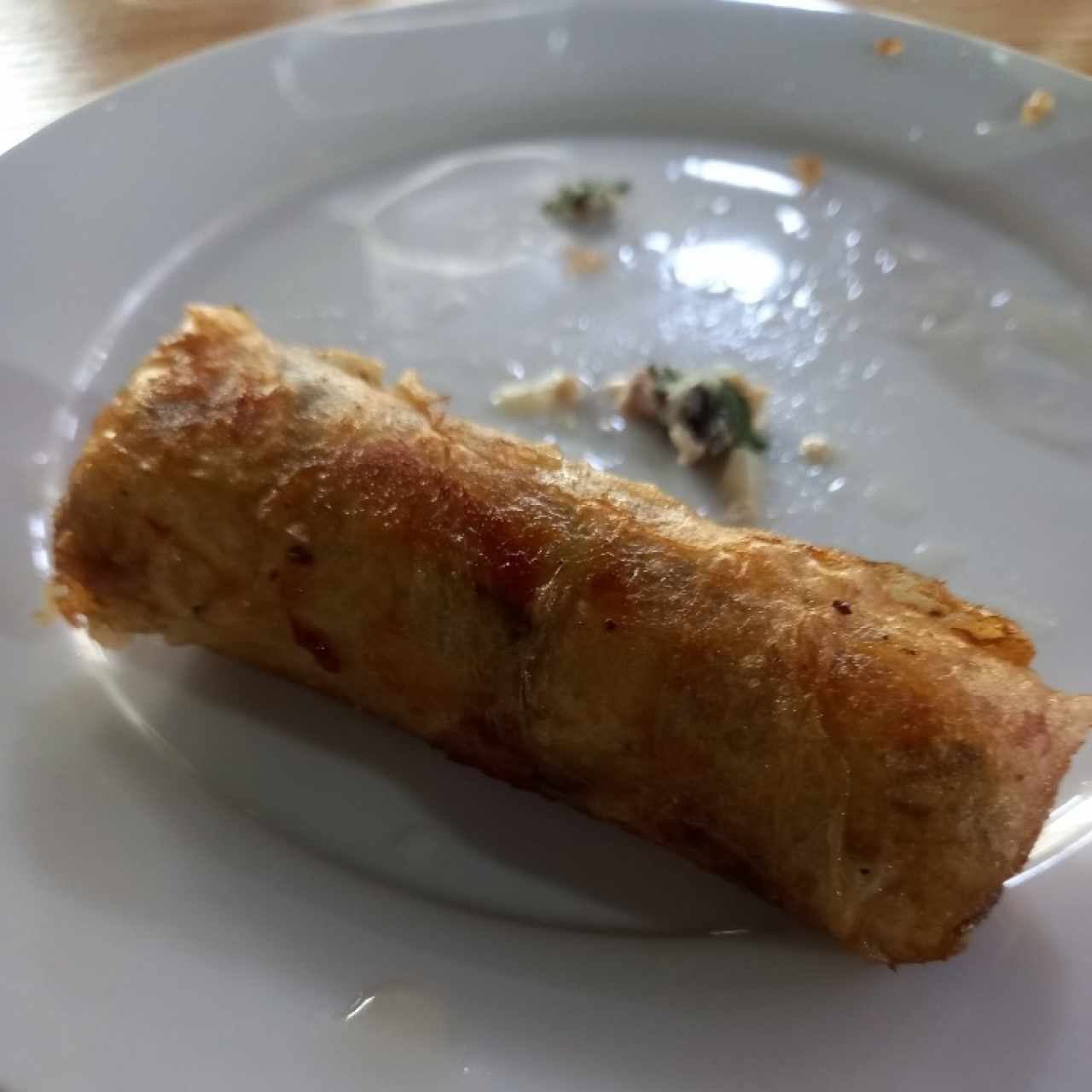 Rollito frito de puerco