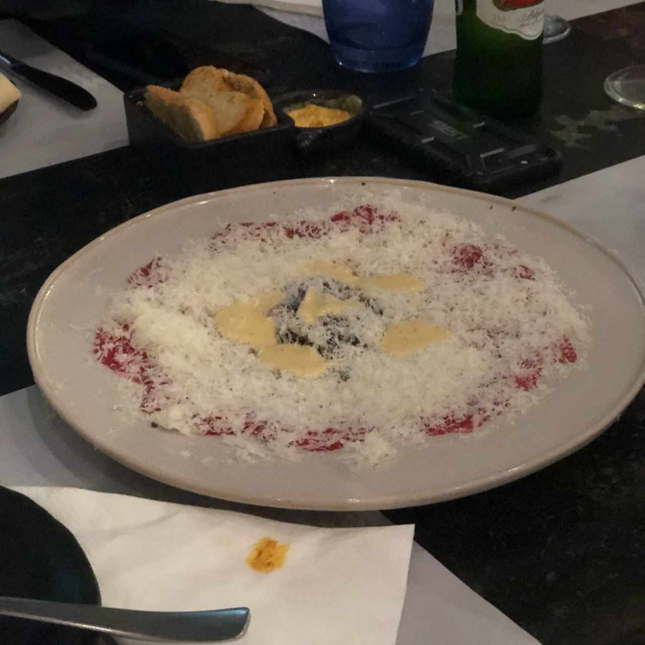 carpaccio de res