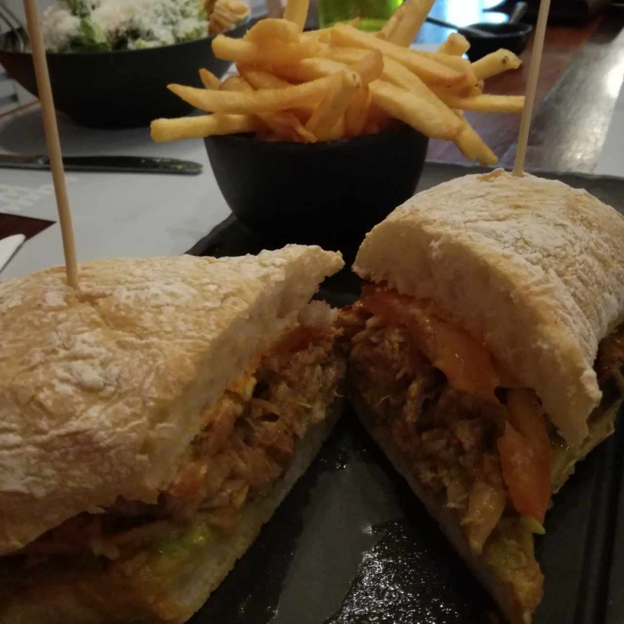 sándwich de puerco