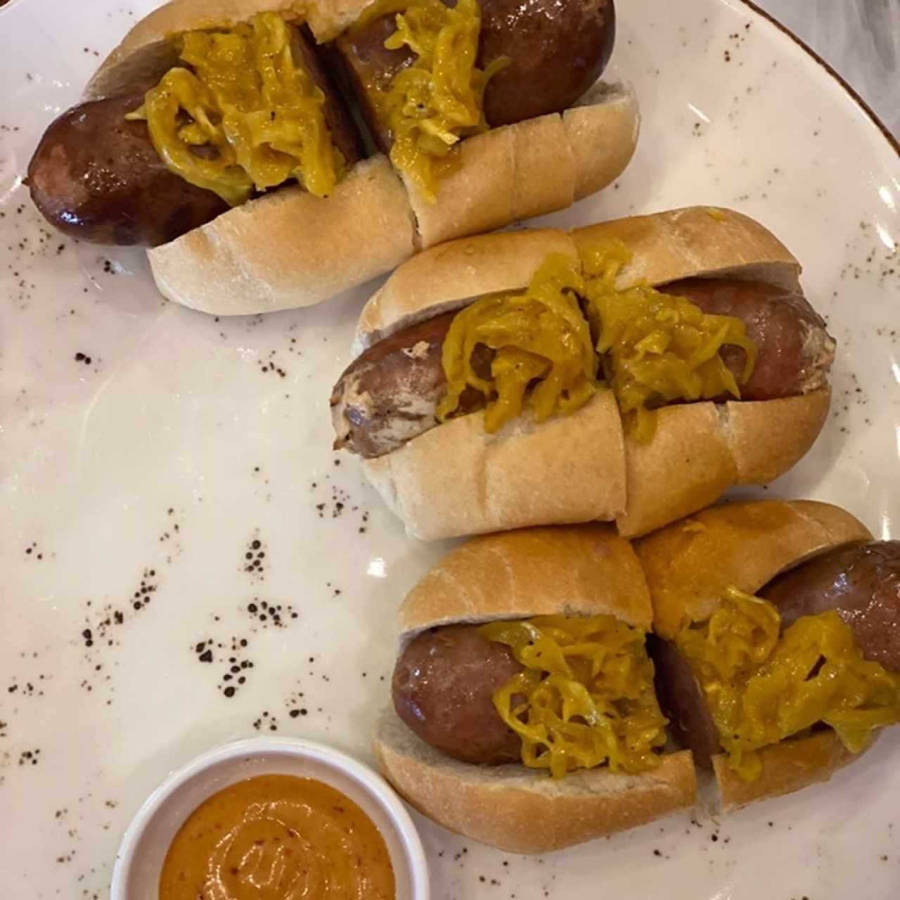 Trio de choripanes (entrada)