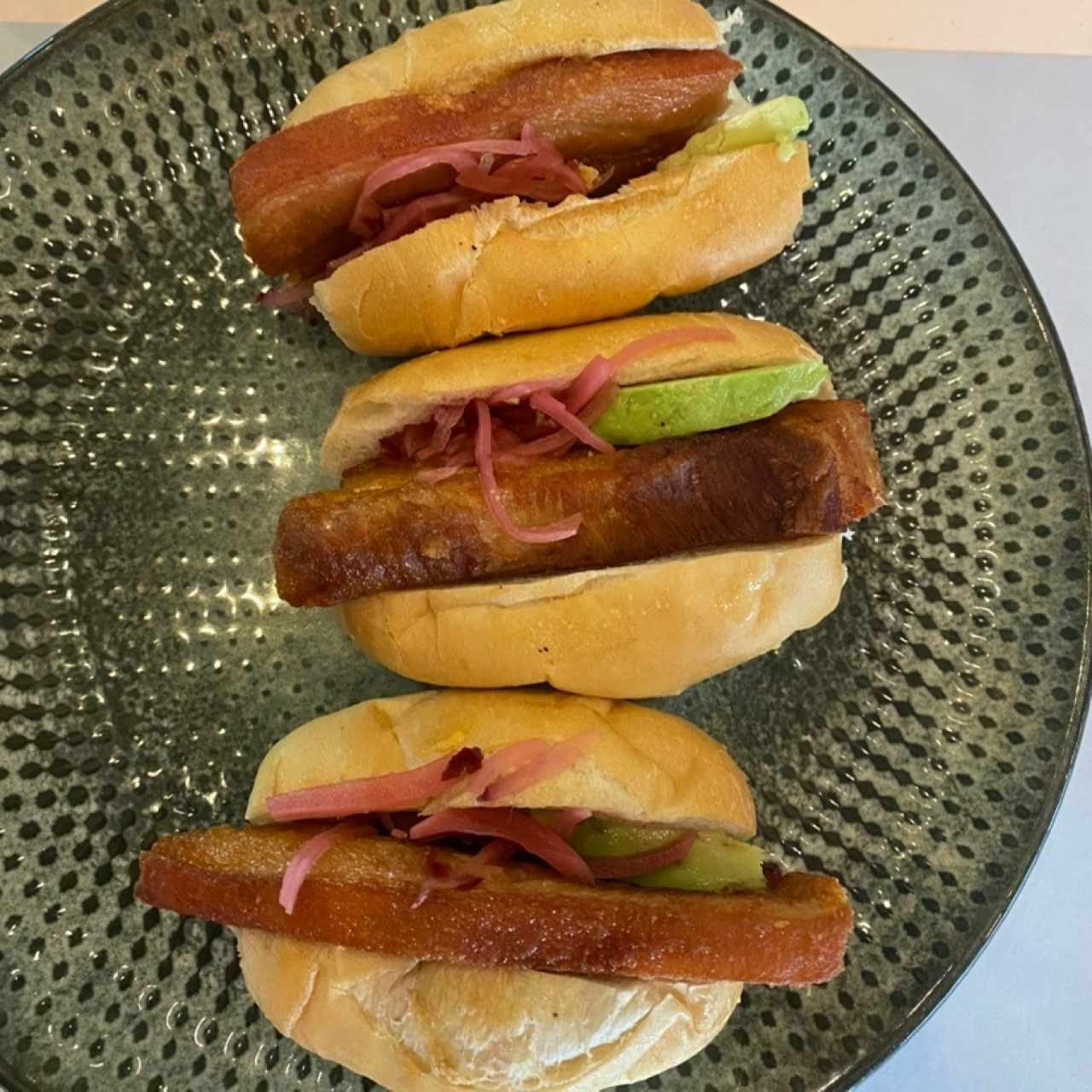 Trio de Belly pork