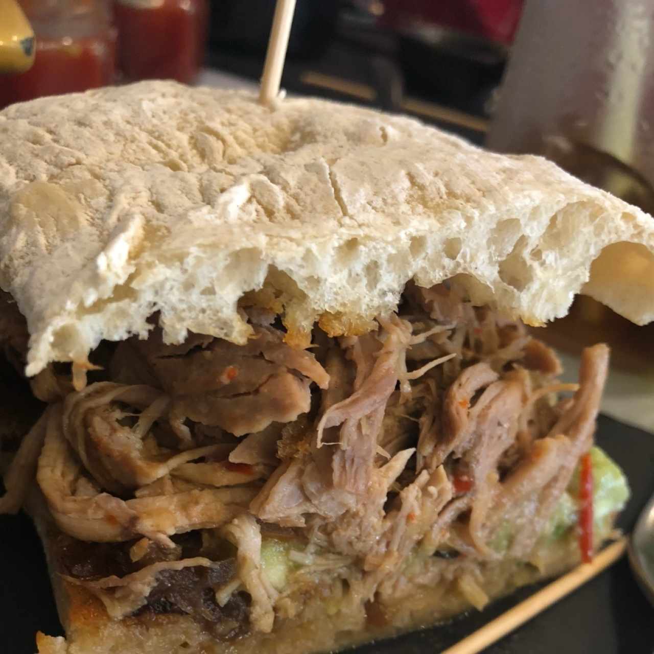 pulledpork sandwich