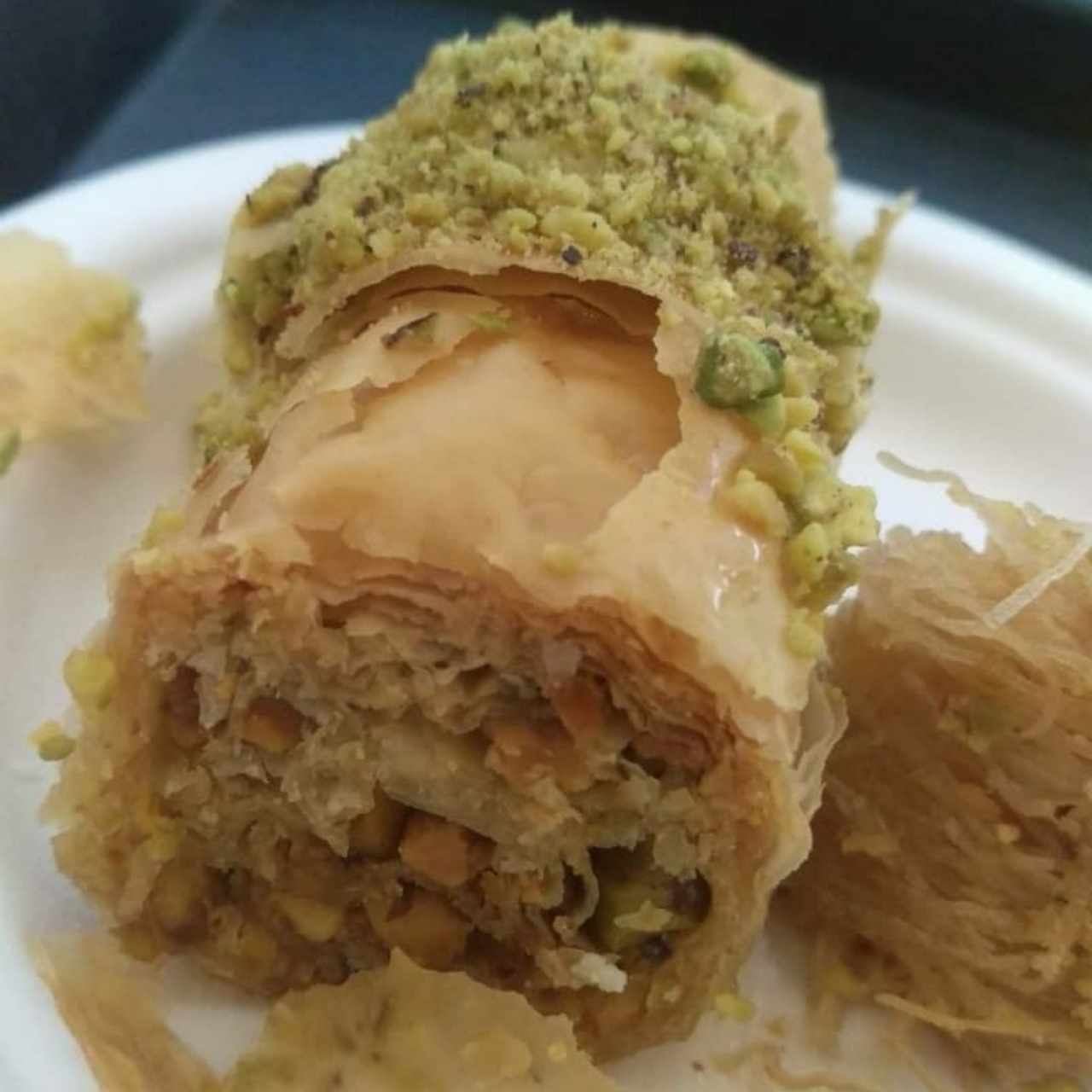 baklava de pistacho.