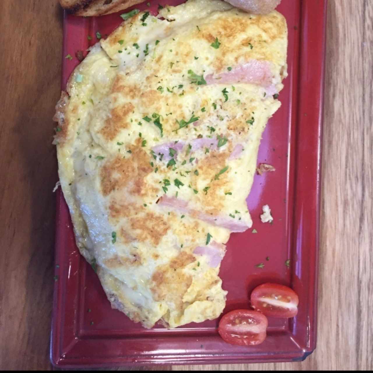 Omelette Jamon y Queso E.