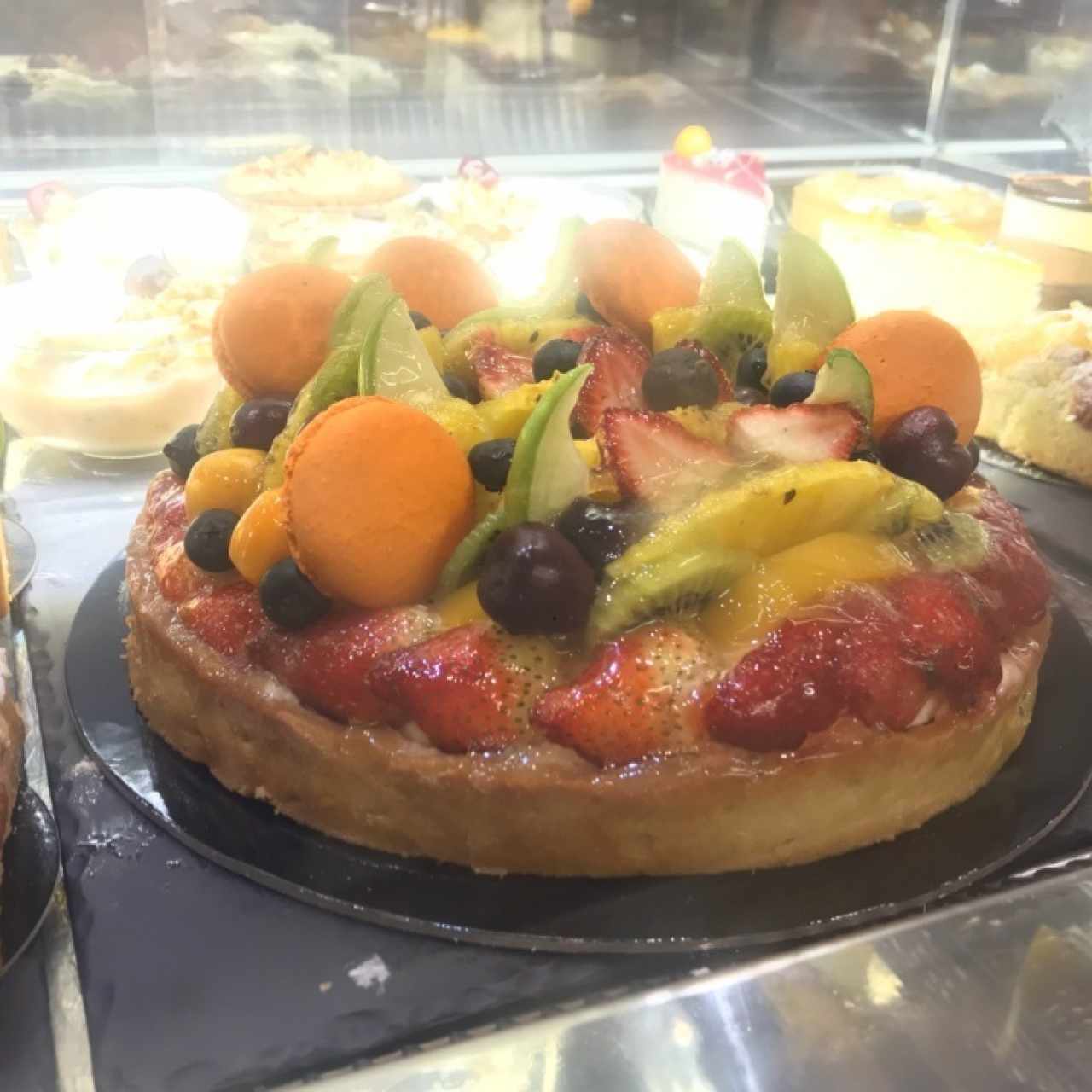 Tarta de frutas mixtas