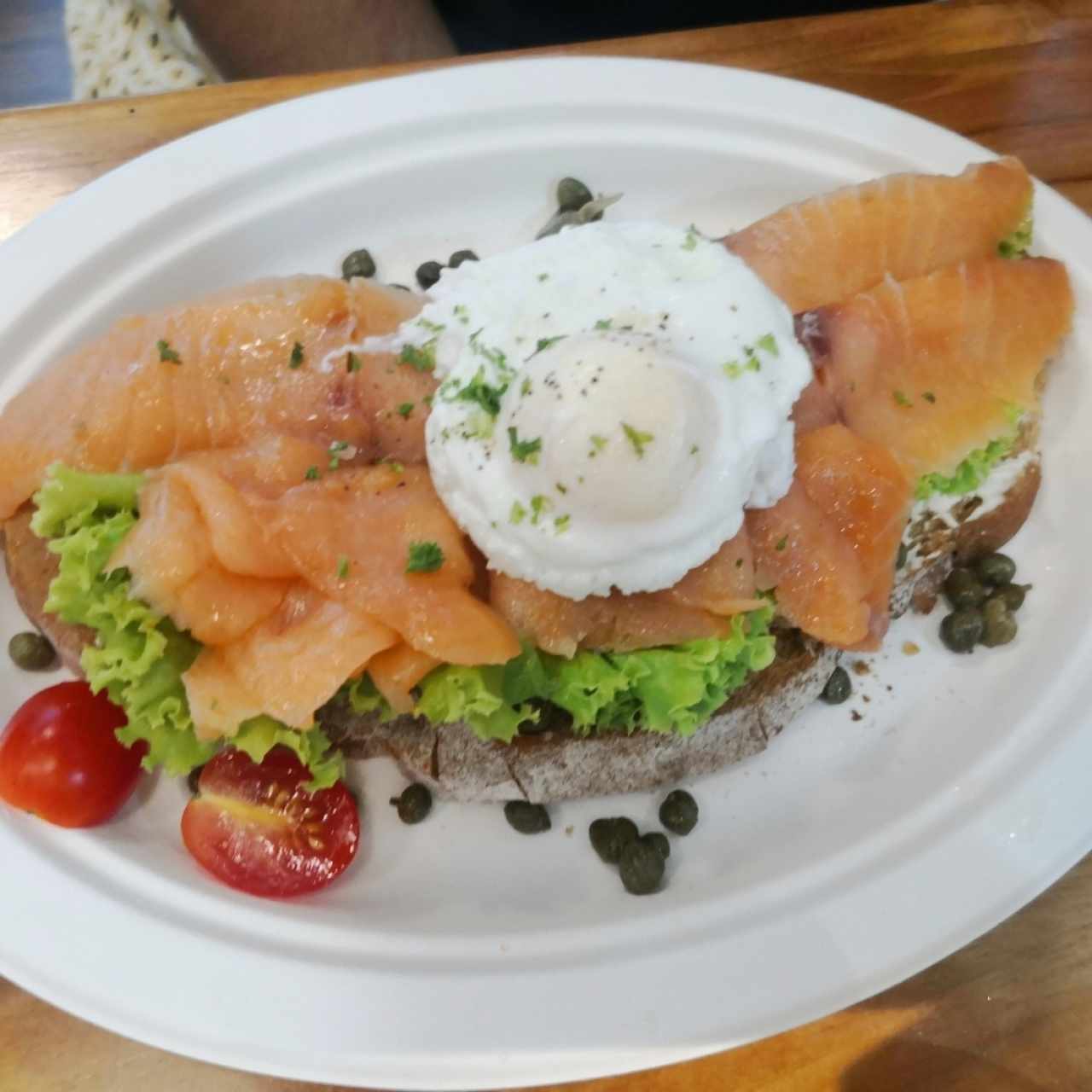 Desayuno Salmón poché