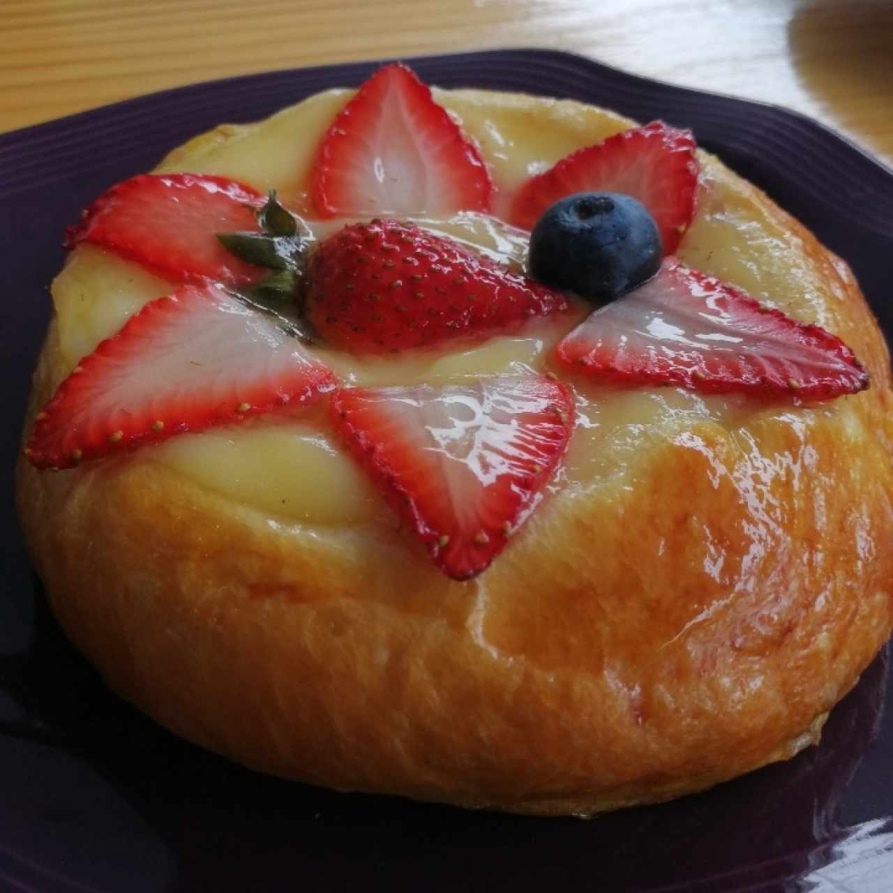 brioche de fresa