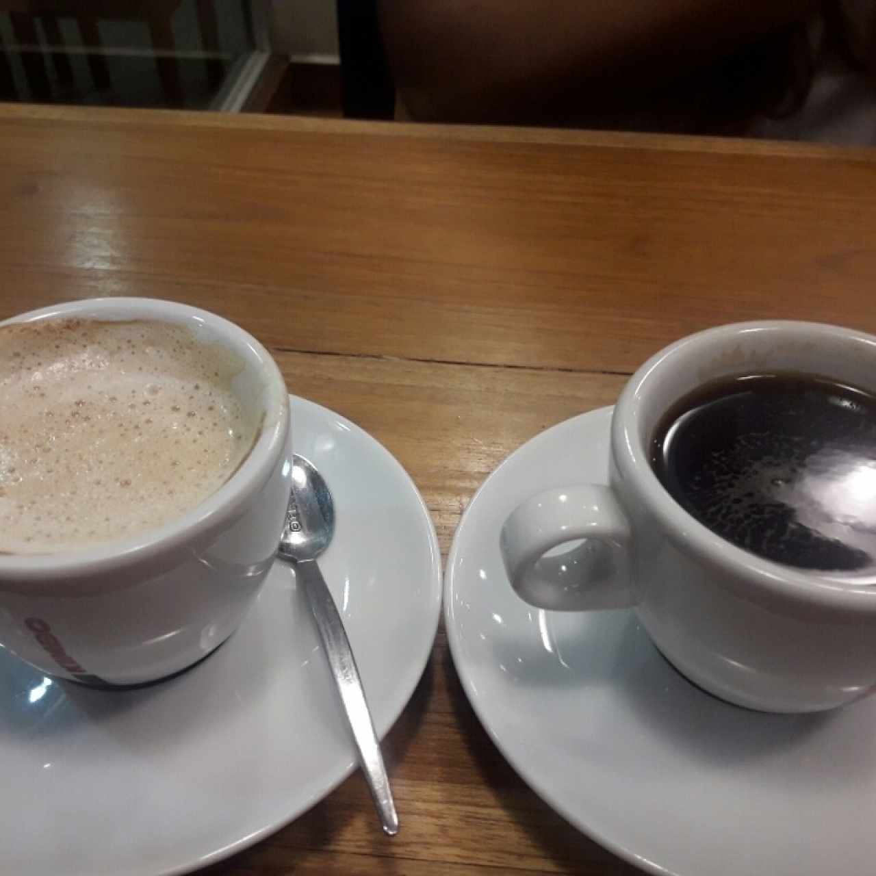 Capuccino y Cafe Negro