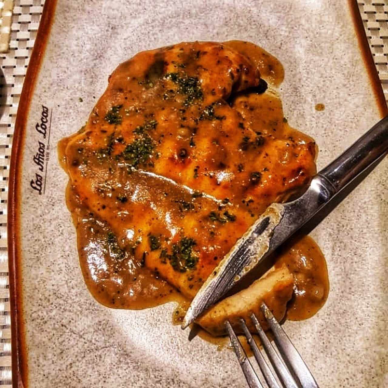 Filete de pechuga pimienta