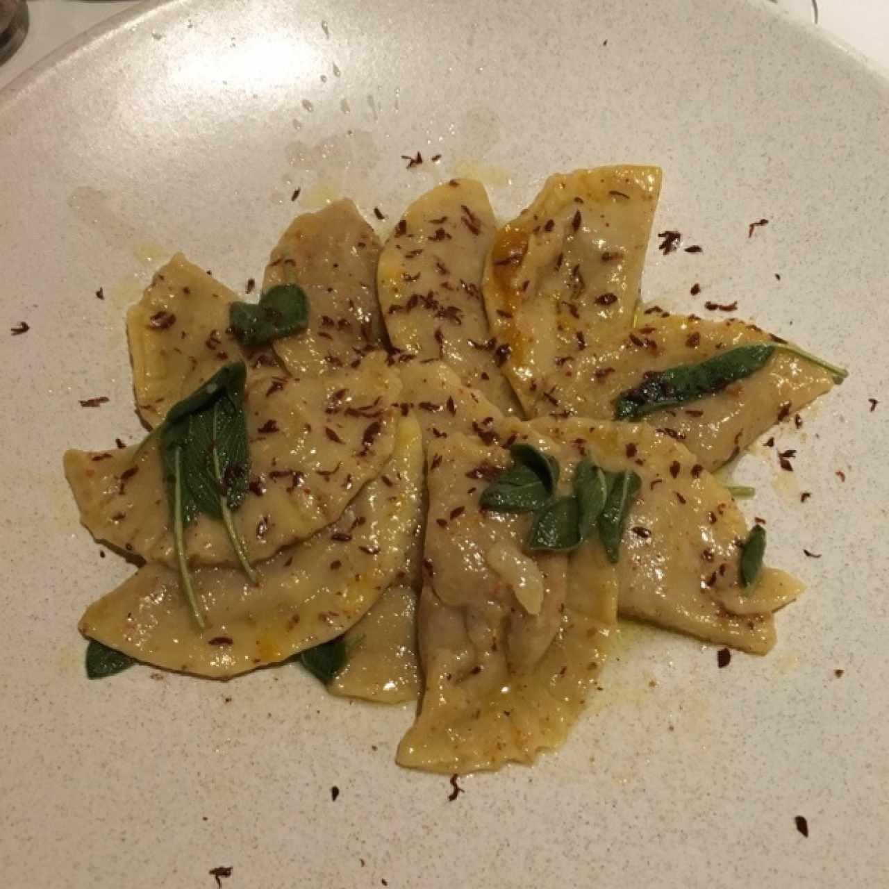 Ravioli calabaza