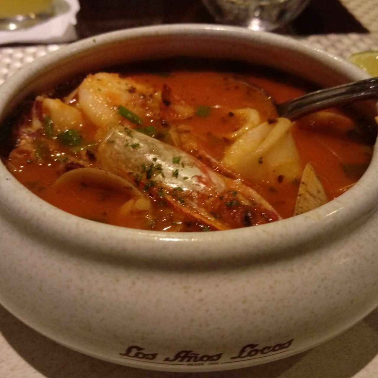 Sopa de mariscos