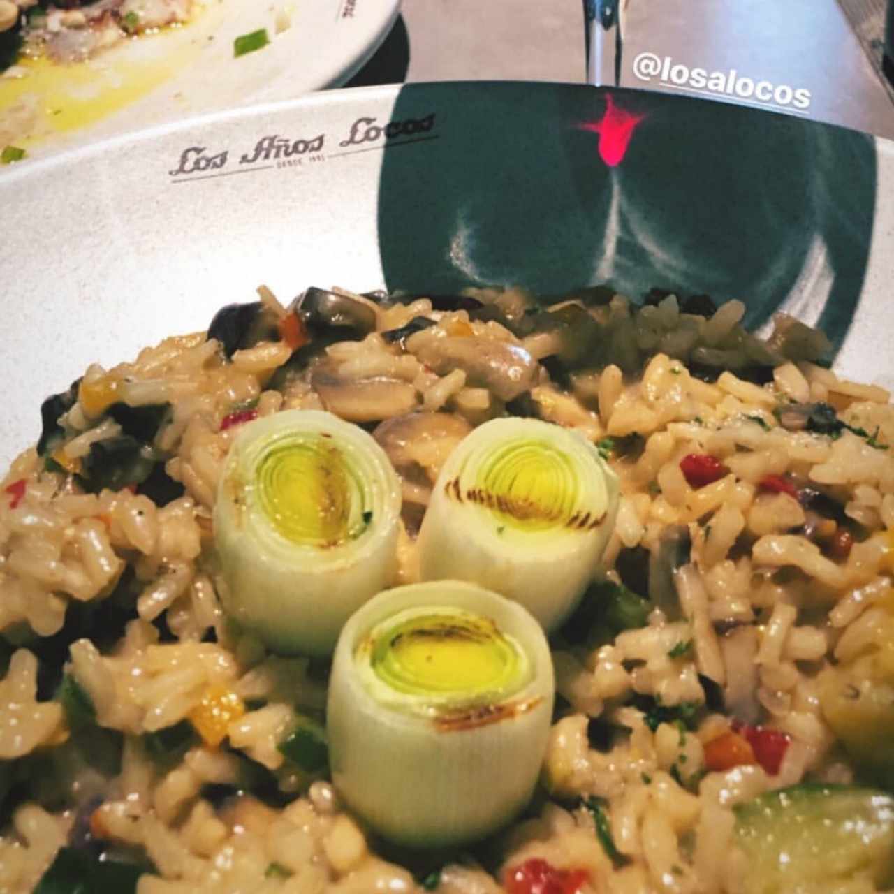 PLATOS FUERTES - Risotto de Vegetales