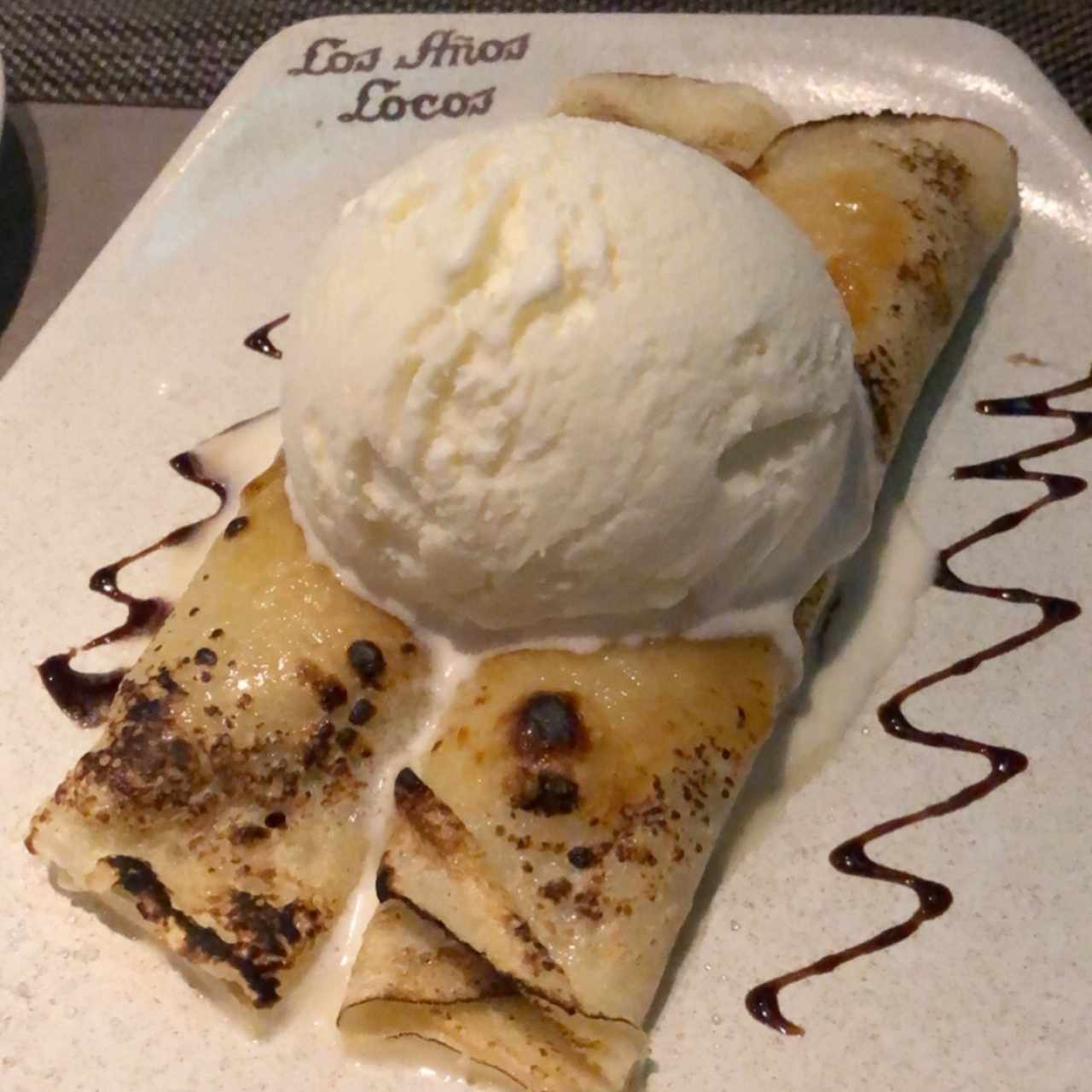 Crepes de dulce de leche