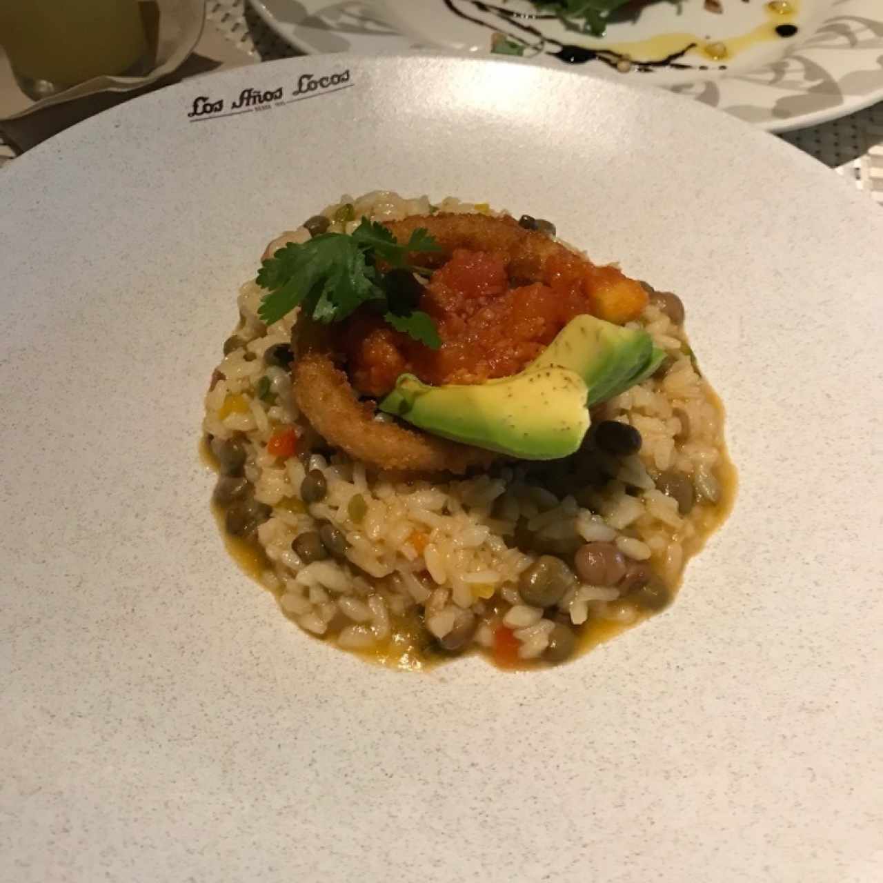 Arroz meloso con guandú