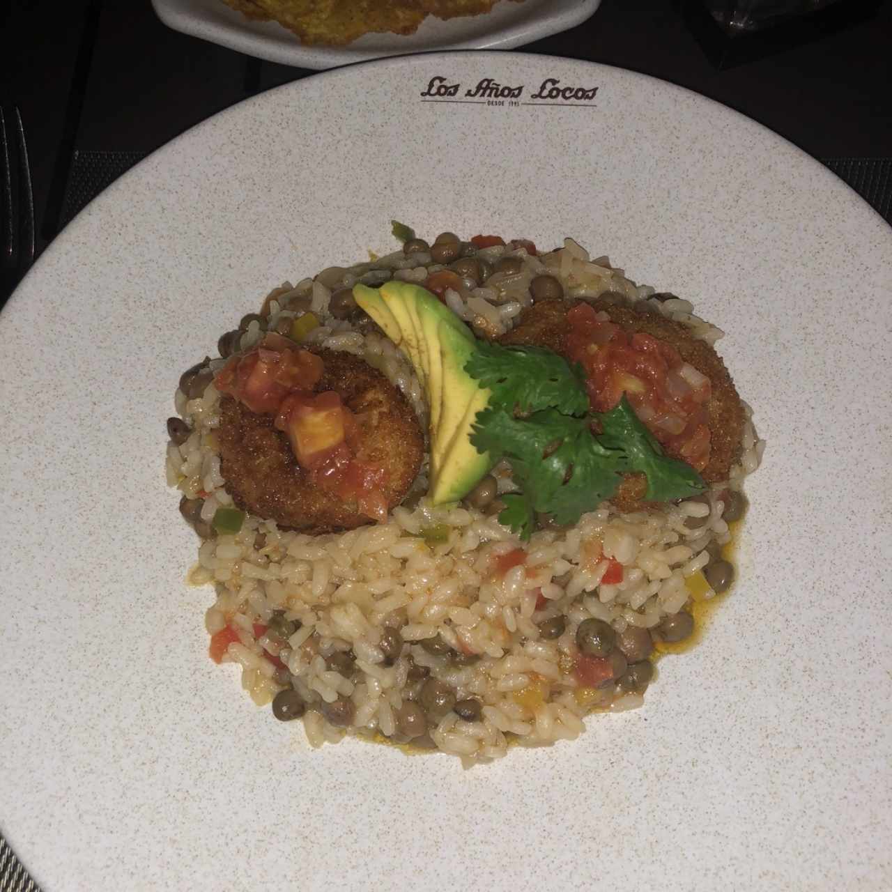 Arroz meloso con guandú