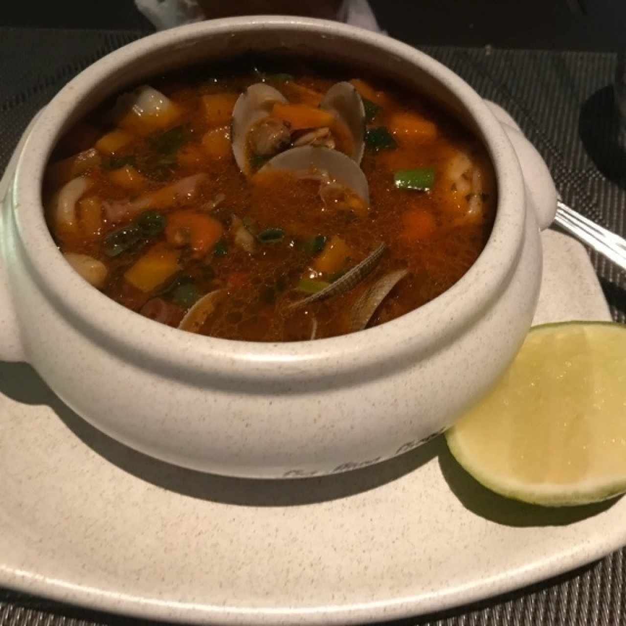 Sopa de mariscos