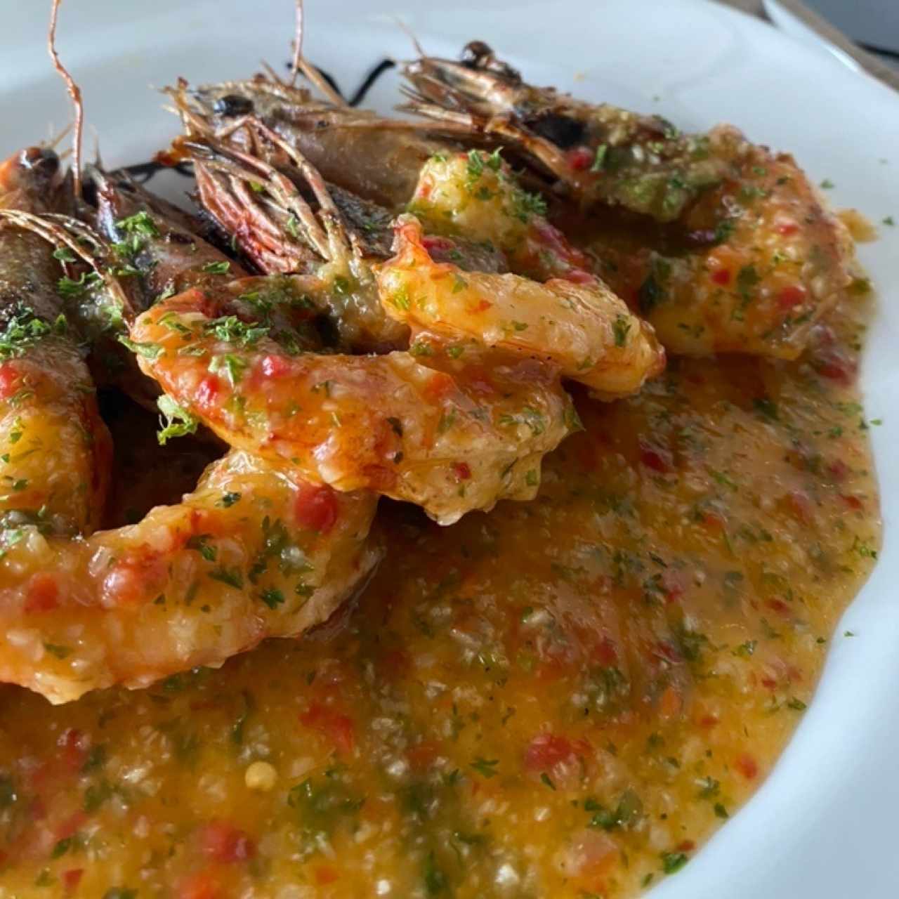 MARISCOS - Langostinos al Ajillo