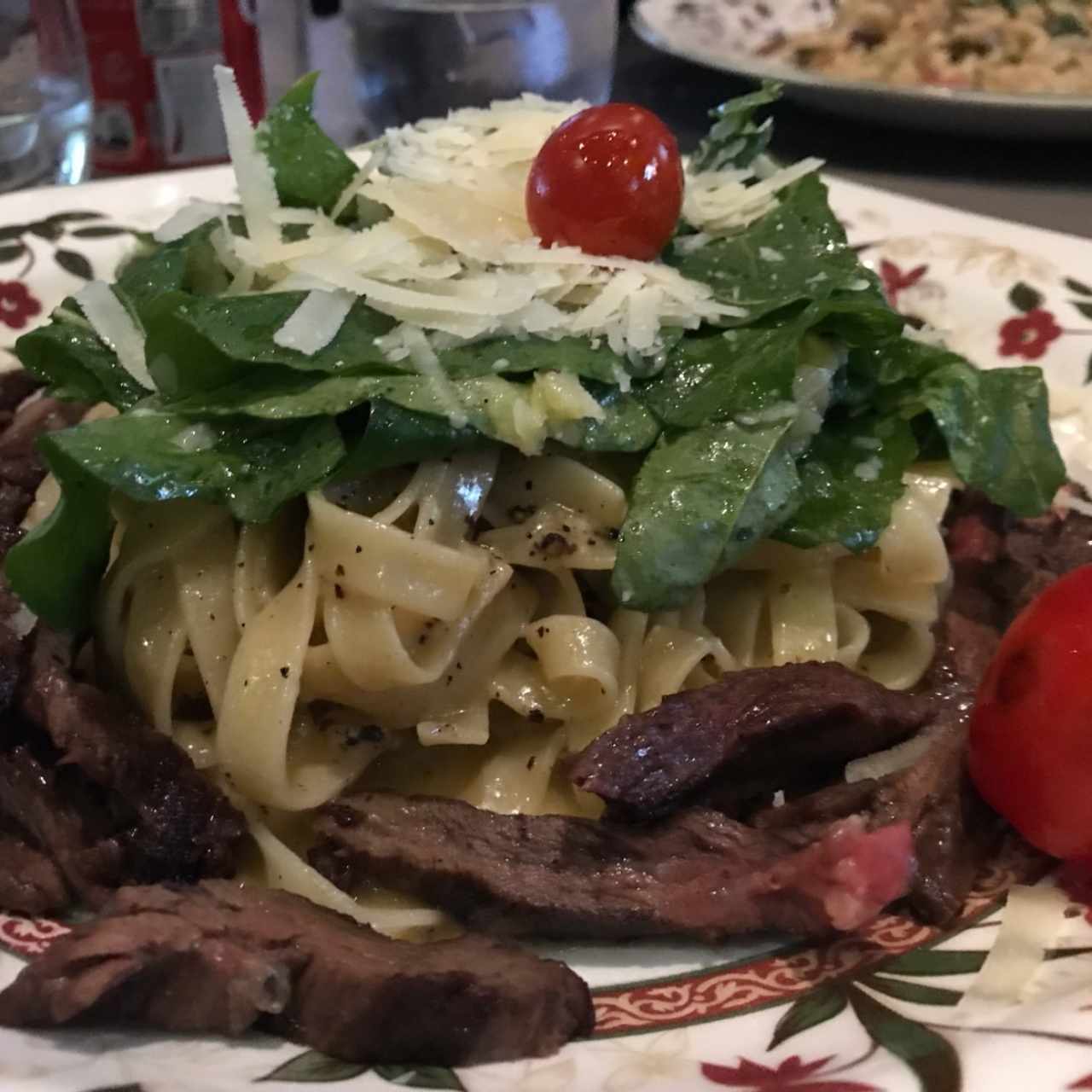 Cacio e Pepe con Entraña