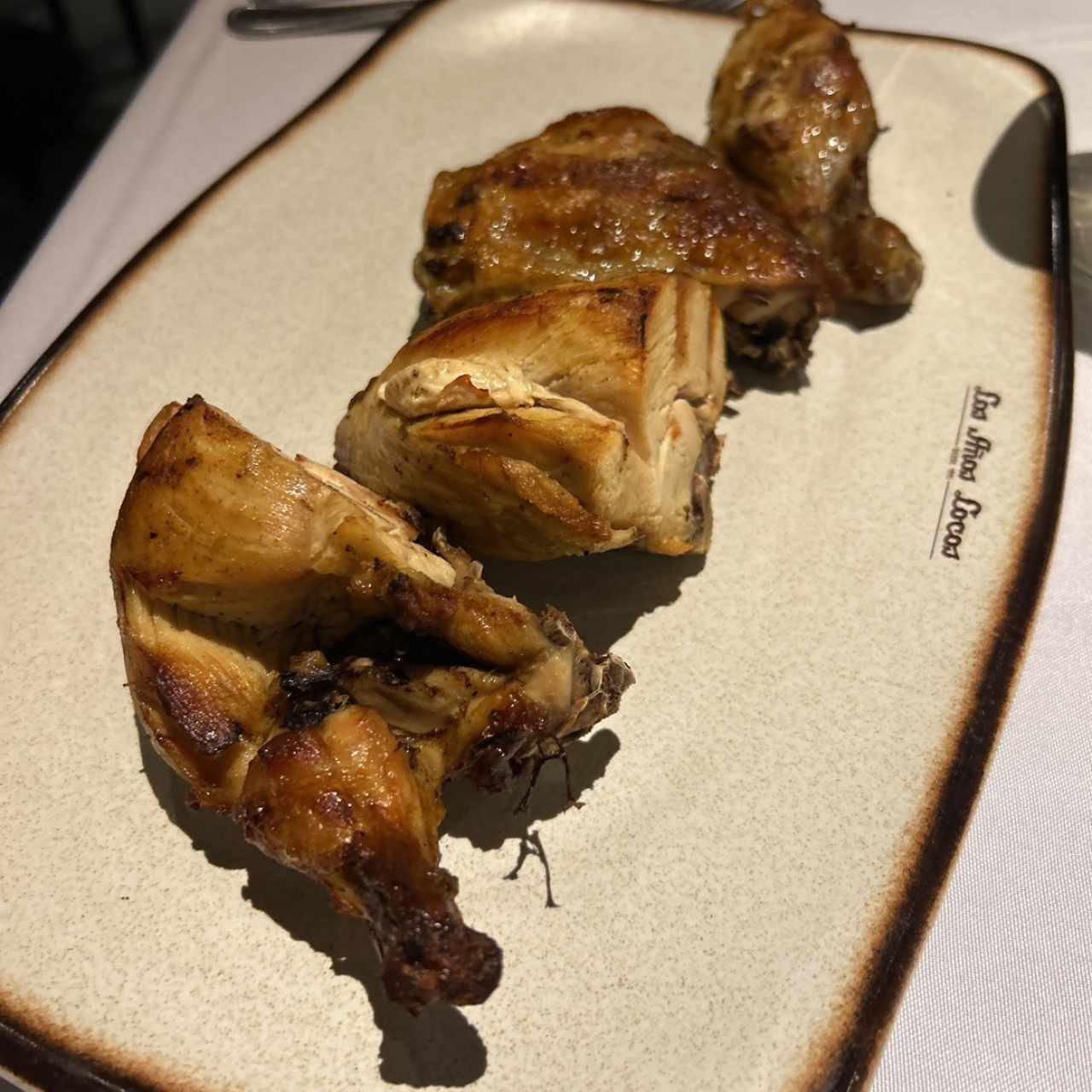 Pollo al carbón 1/2