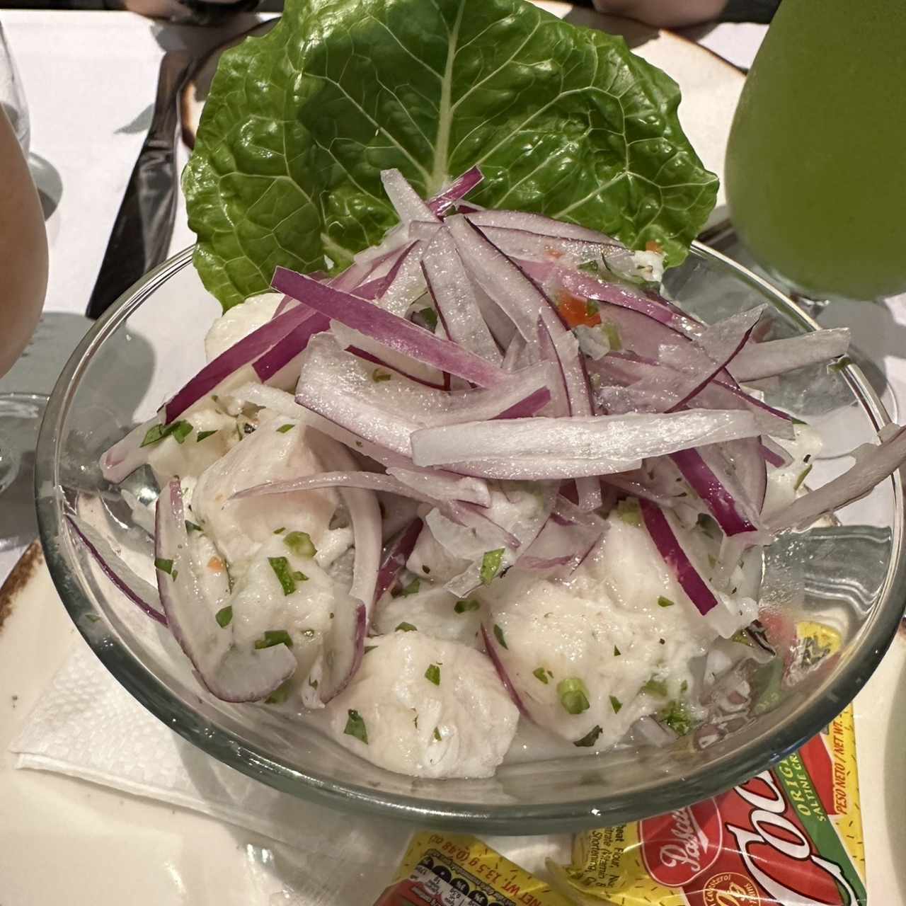 ENTRADAS FRÍAS - Ceviche de Corvina