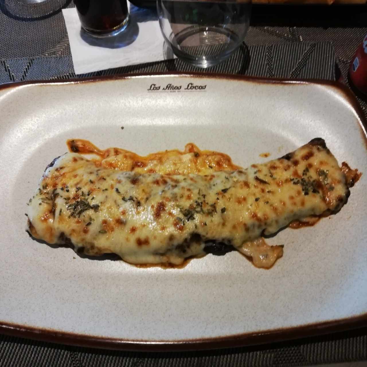 Entraña a la pizza