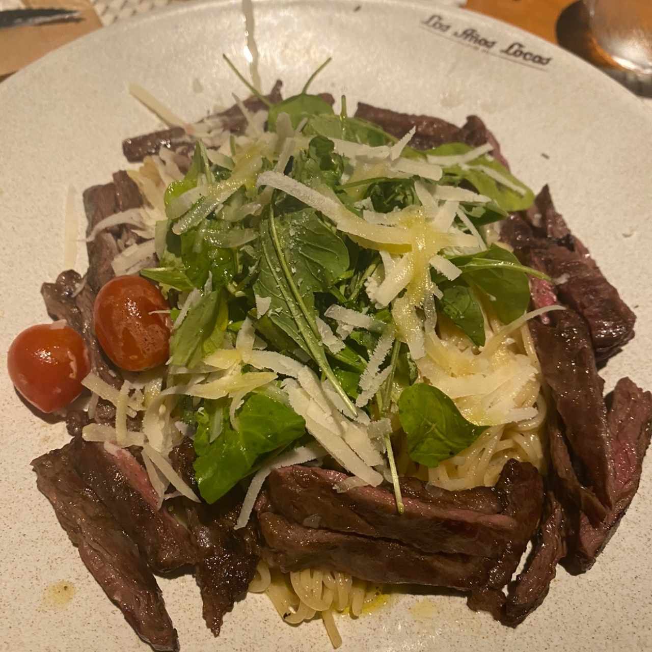 Cacio e Pepe con Entraña