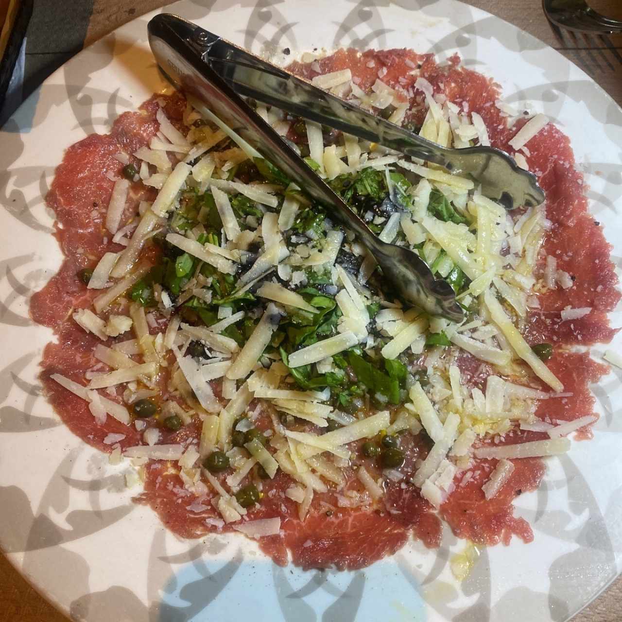 ENTRADAS FRÍAS - Carpaccio de Carne