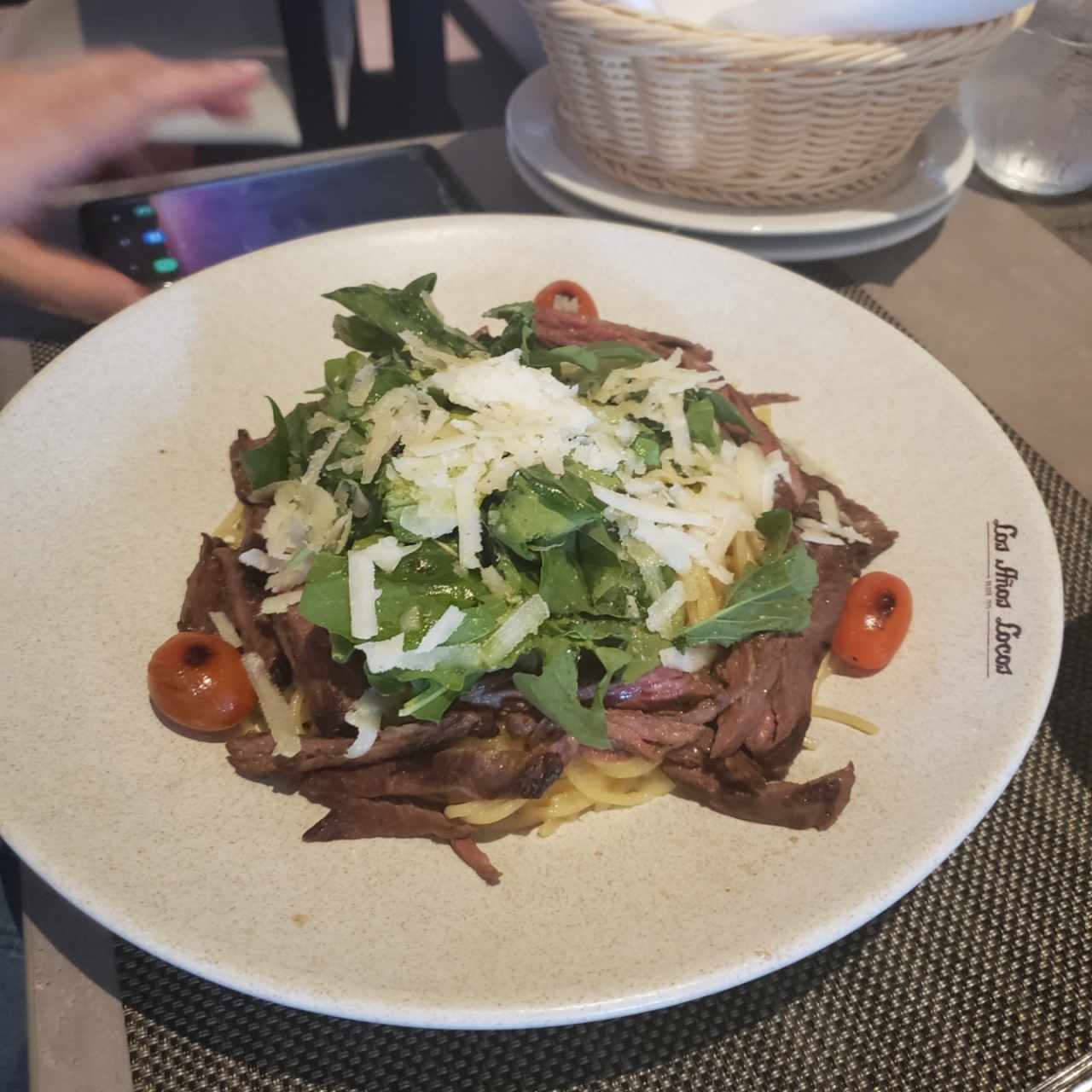 Cacio e Pepe con Entraña