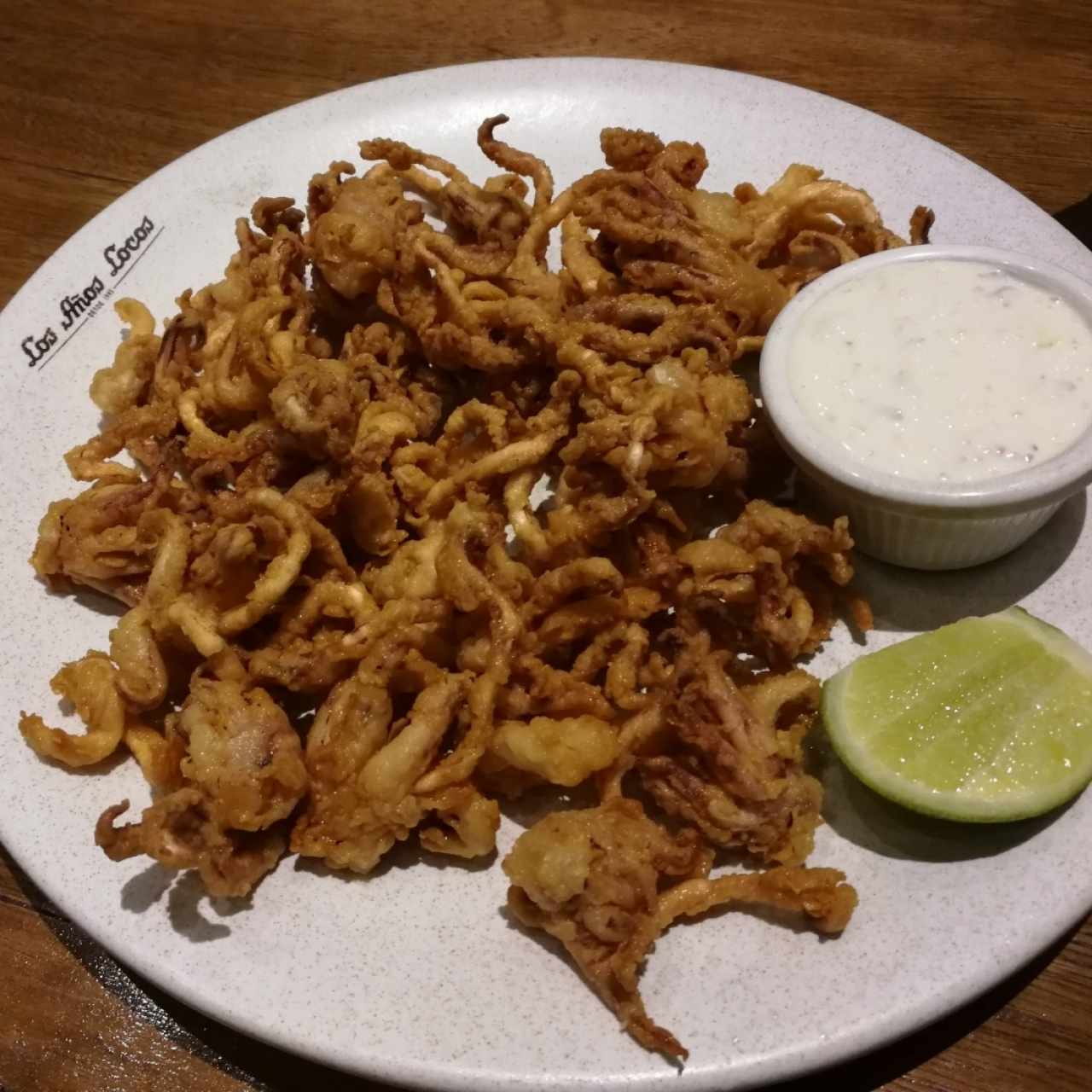 Arañitas de Calamar Fritas