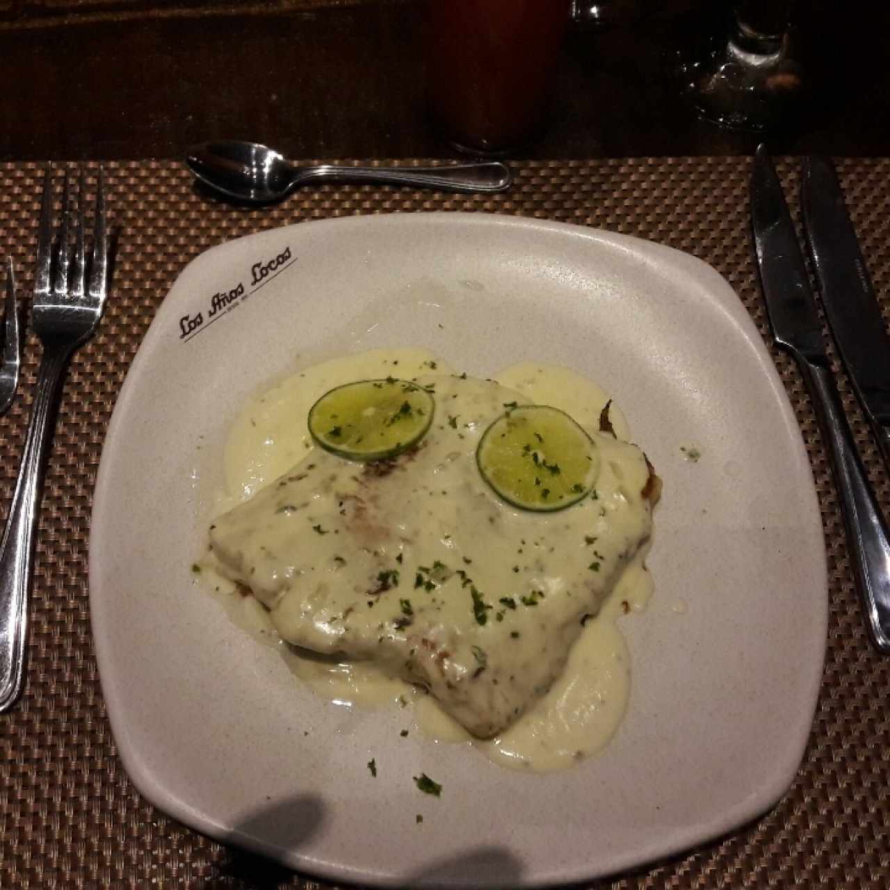 corvina con crema de limón