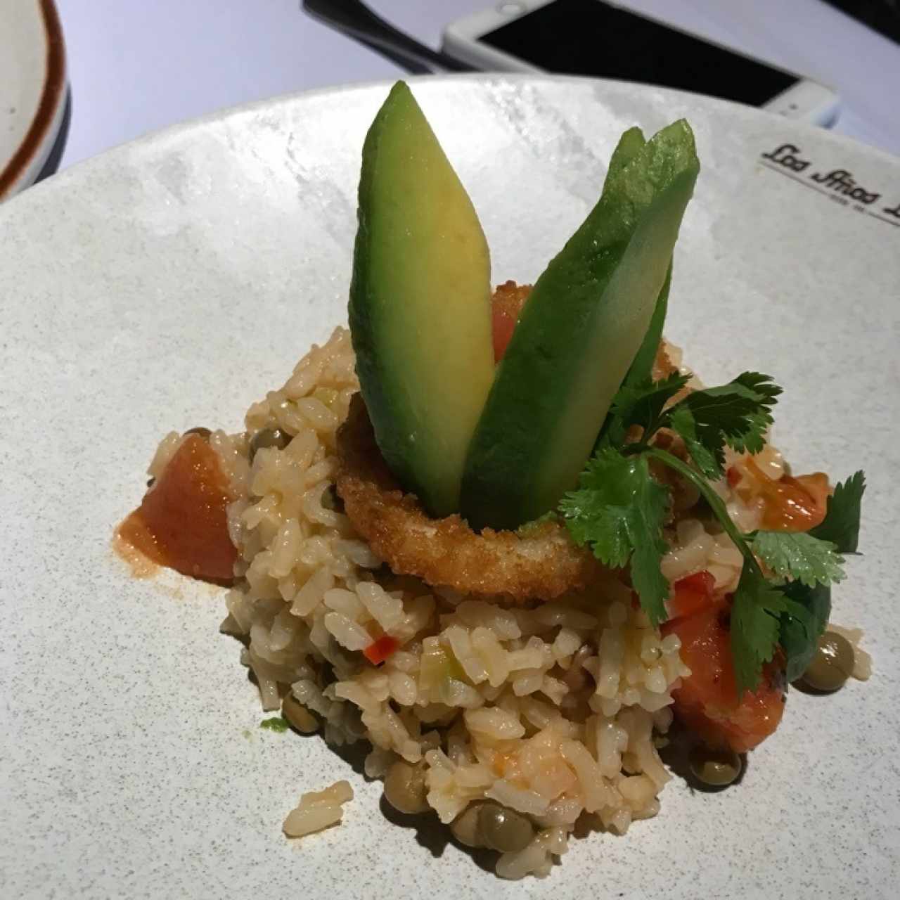 Arroz meloso con guandú